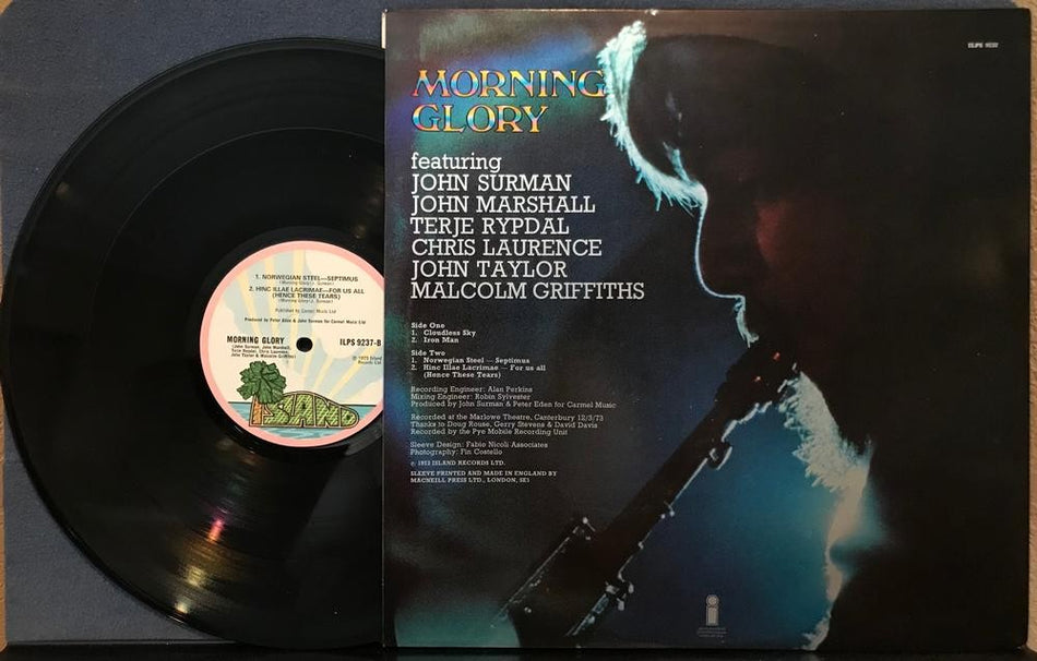 MORNING GLORY 1973 S/T LP~NM ISLAND RECORDS UK GATEFOLD FIRST PRESS LP~POST BOP
