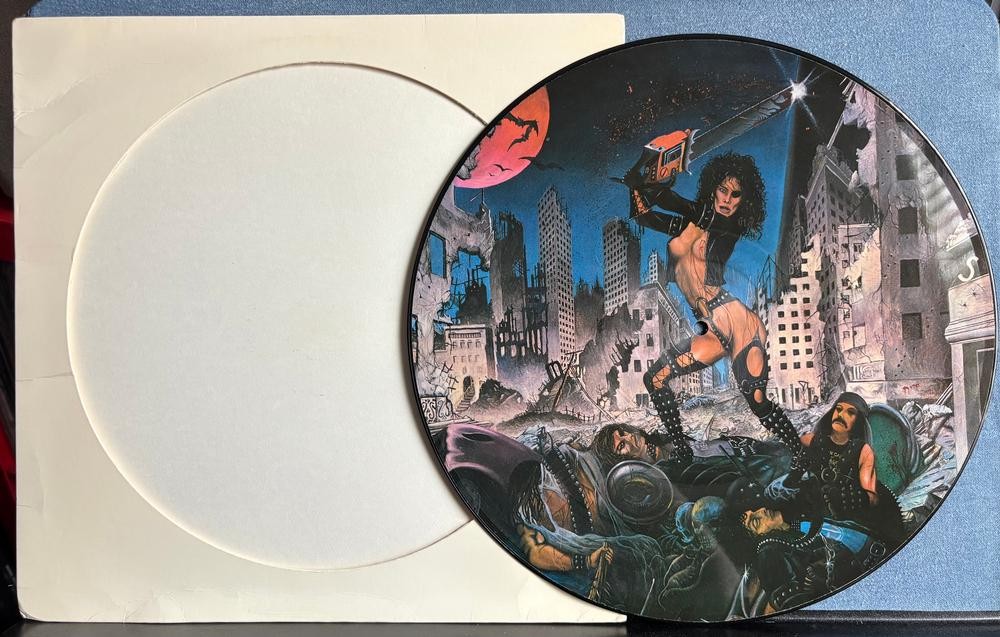 JAG PANZER 1983 SELF-TITLED DEBUT EP~ORIG PICTURE DISC LP w/BLACK B-SIDE~TYRANTS