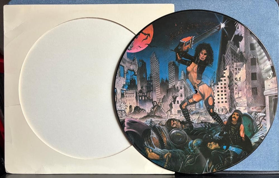 JAG PANZER 1983 SELF-TITLED DEBUT EP~ORIG PICTURE DISC LP w/BLACK B-SIDE~TYRANTS