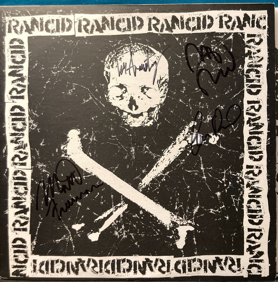 RANCID~SELF TITLED 2000 LP SIGNED BY ALL!~NM & NEVER PLAYED!~INNER~TIM ARMSTRONG