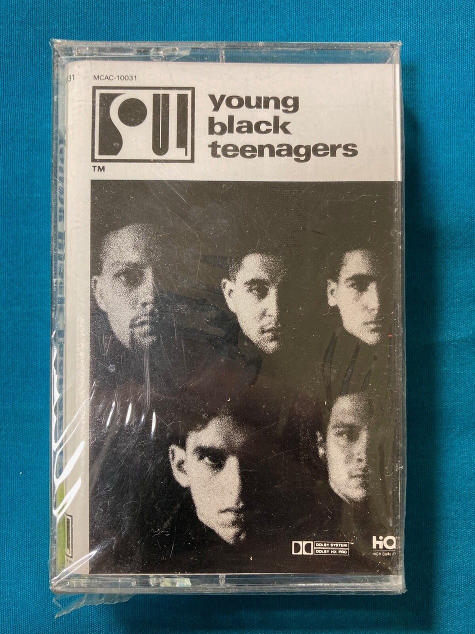 YOUNG BLACK TEENAGERS S/T~SEALED OG 1991 SOUL CASSETTE TAPE~HYPE STICKER~HIP-HOP
