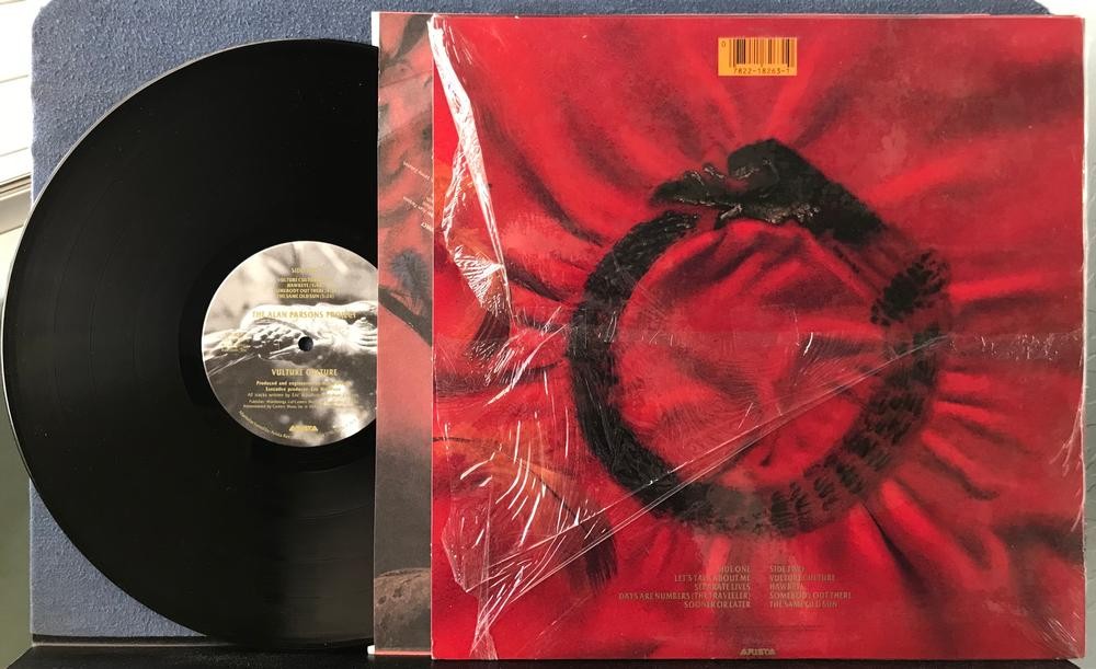 ALAN PARSONS PROJECT VULTURE CULTURE~NM 1985 ARISTA 1st PRESS~SHRINK~HYPE~INNER