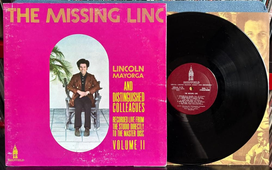 LINCOLN MAYORGA MISSING LINC VOL II~VG++ '72 LTD SHEFFIELD DIRECT TO DISC LP~D2D