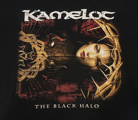 KAMELOT CONCERT T-SHIRT~2006 TOUR~THE BLACK HALO~ORIGINAL~XL~BLACK~EXC COND~VTG