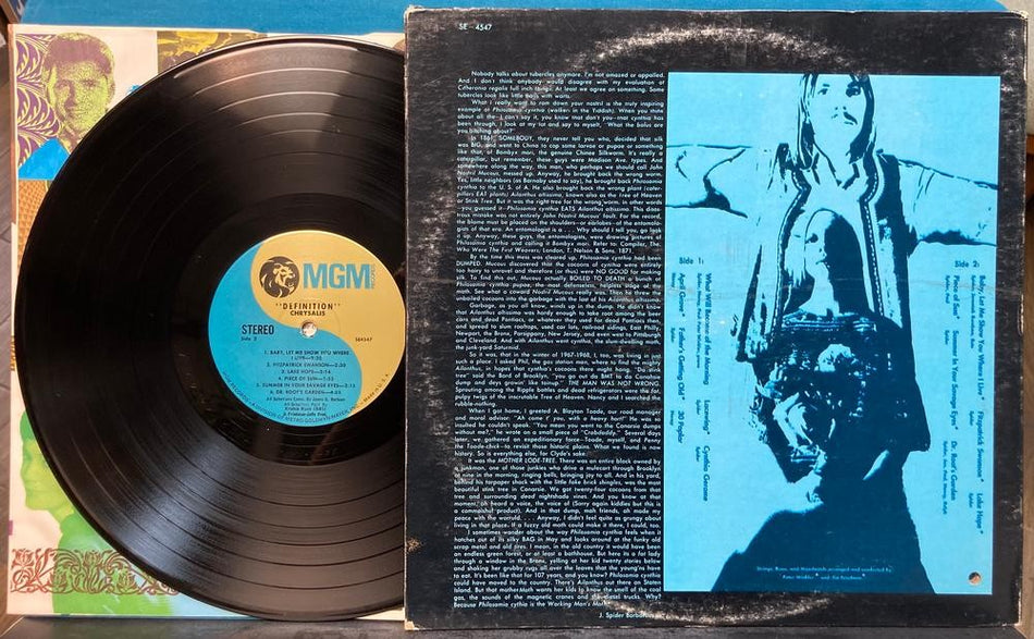 CHRYSALIS DEFINITION~RARE NM 1968 MGM RECORDS LP~FOIL GATEFOLD~PSYCHEDELIC ROCK