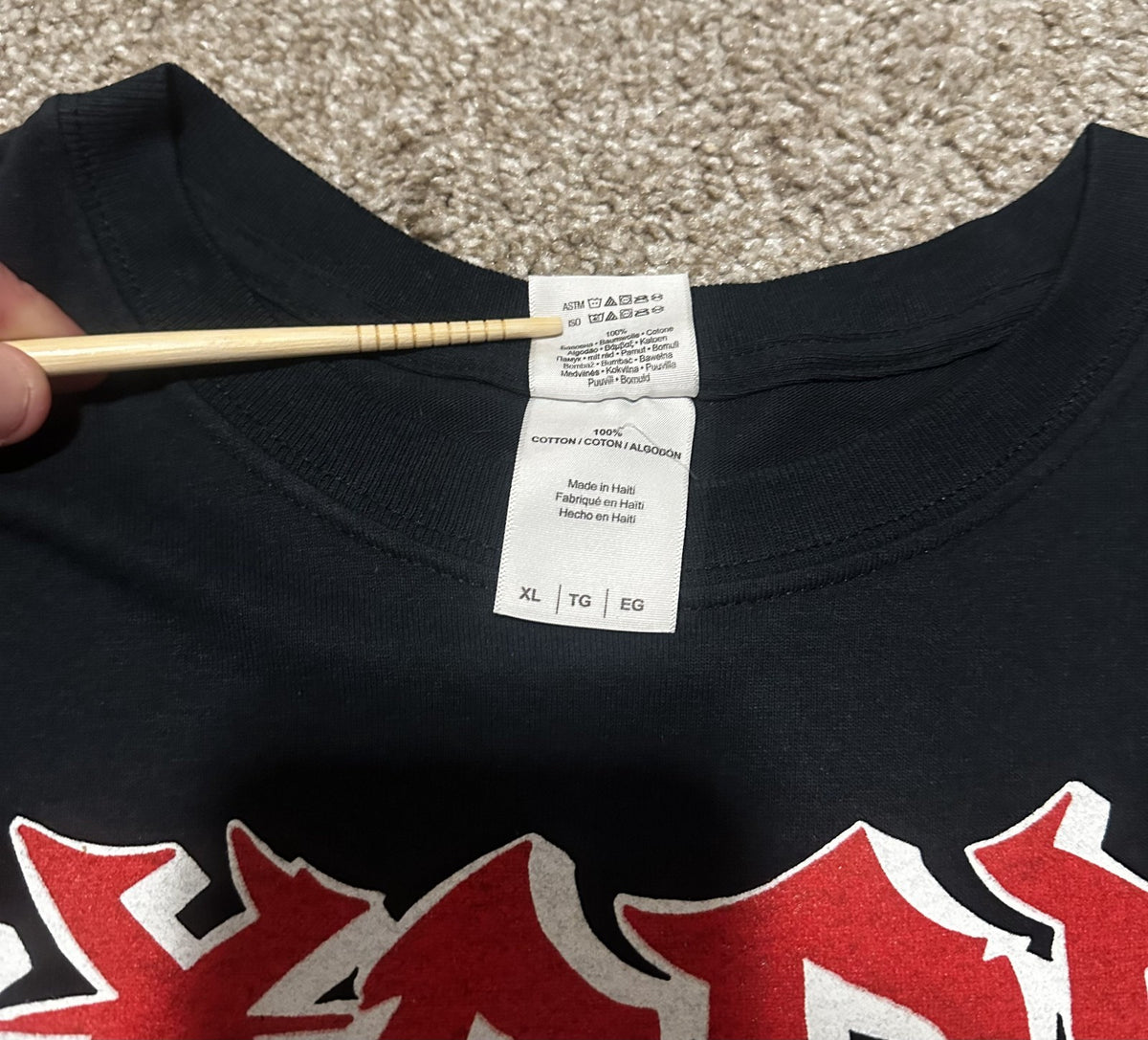 EXODUS 2010s T-SHIRT~30 YEARS OF BLOOD~ORIGINAL~XL~BLACK~EXC COND~RARE~VINTAGE