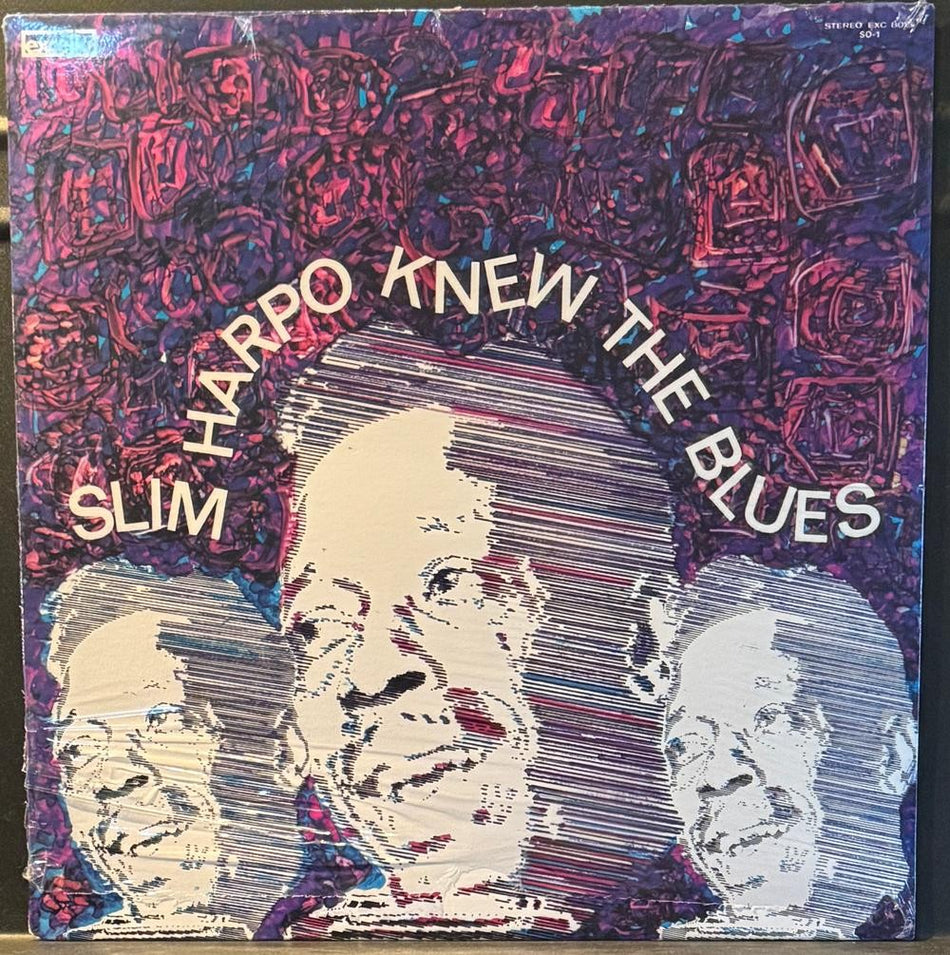 SLIM HARPO KNEW THE BLUES~SEALED 1970s EXCELLO RE LP~ELECTRIC BLUES FUNK SOUL