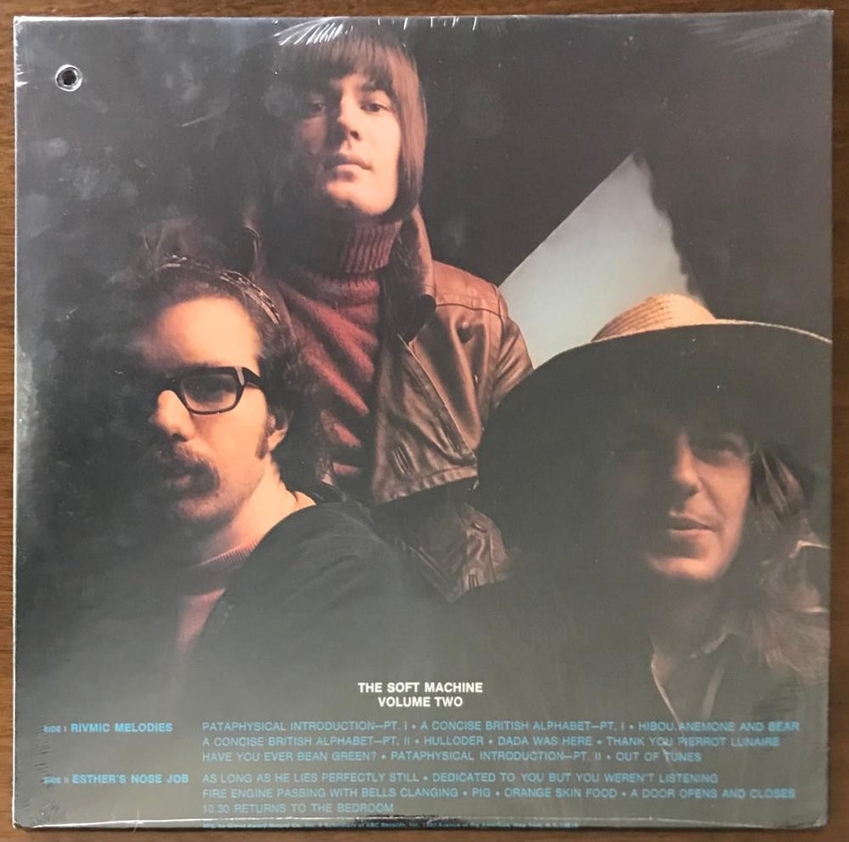 THE SOFT MACHINE VOLUME TWO~RARE SEALED ORIG 1969 ABC PROBE LP~PSYCH~GARAGE~PROG