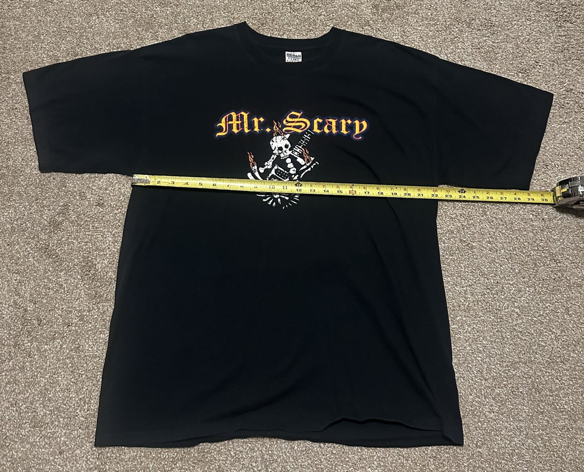 MR. SCARY 2000s T-SHIRT~VINTAGE~GEORGE LYNCH~DOKKEN~ORIGINAL~XL~BLACK~EXC COND