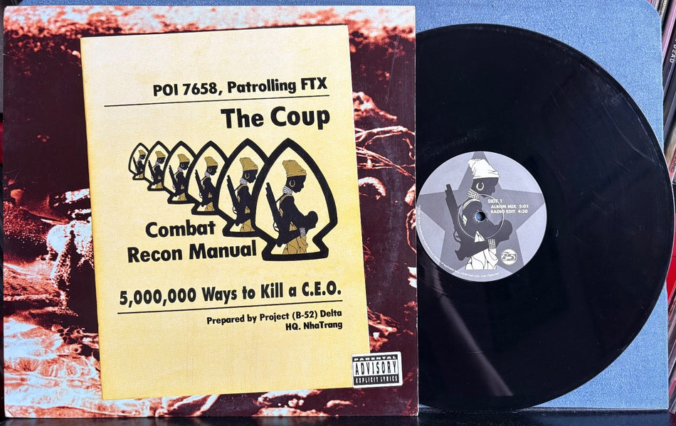 THE COUP 5,000,000 WAYS TO KILL A C.E.O.~2001 75 ARK 12-INCH SINGLE LP~HIP HOP