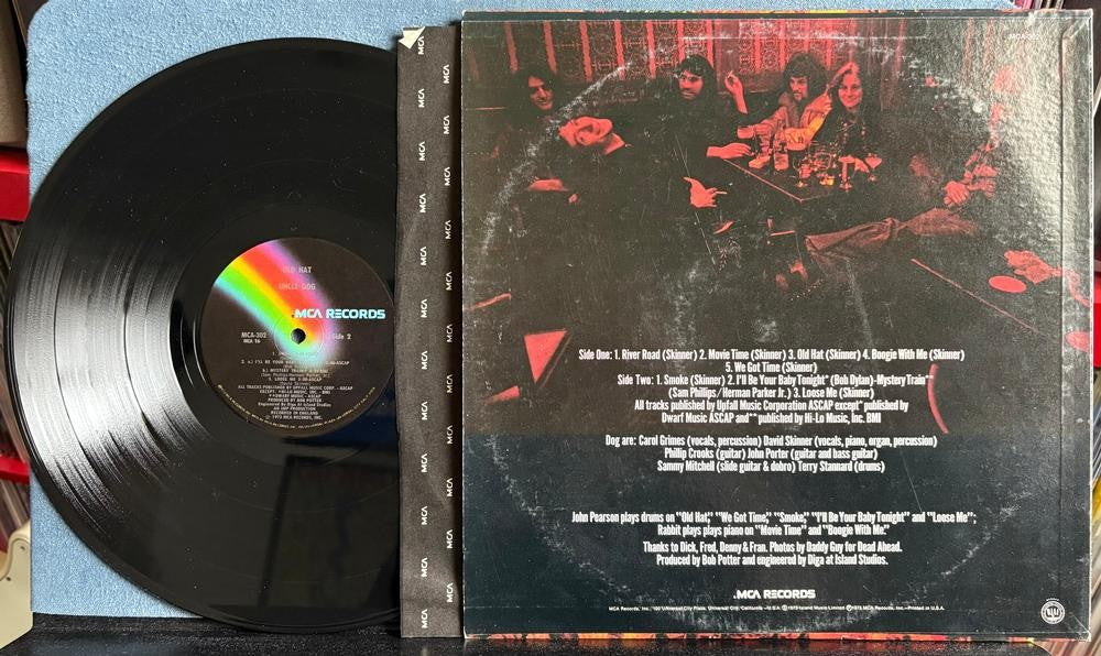 UNCLE DOG OLD HAT~VG++ 1973 MCA RECORDS BLACK RAINBOW LABEL FIRST PRESS LP~ROCK
