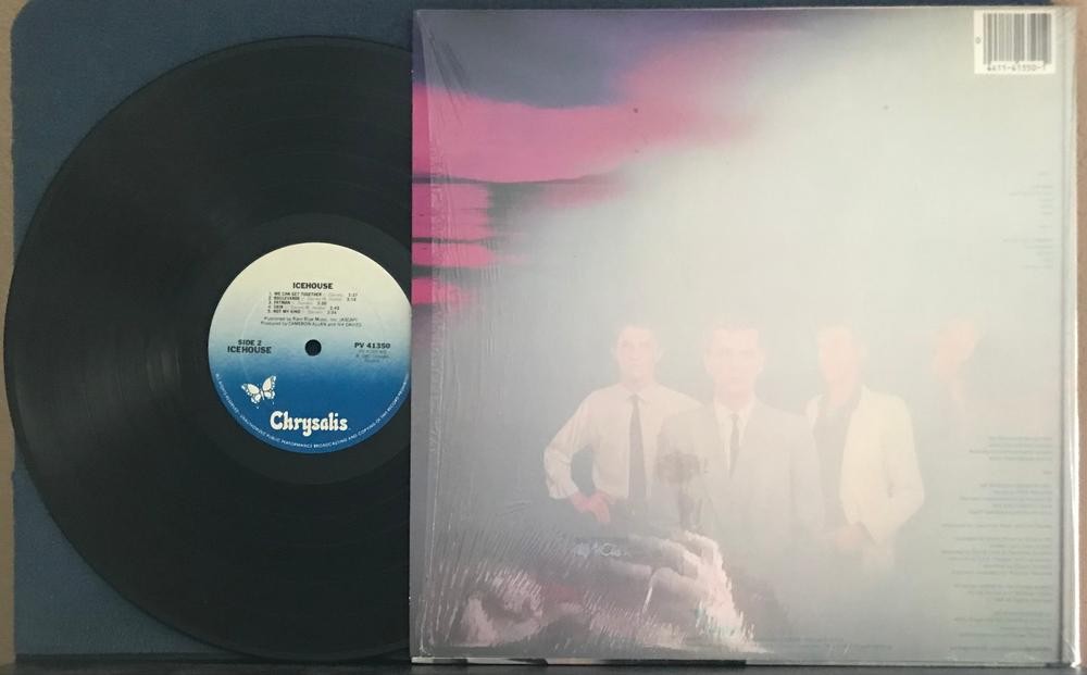 ICEHOUSE 1981 SELF-TITLED LP~80's CHRYSALIS REPRESS w/SHRINK~PV 41350~SYNTH-POP