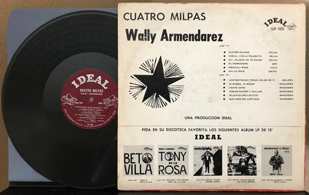 WILLY ARMENDAREZ CUATRO MILPAS~ORIG IDEAL DEEP GROOVE LP~ILP-105~BOLERO~RANCHERA