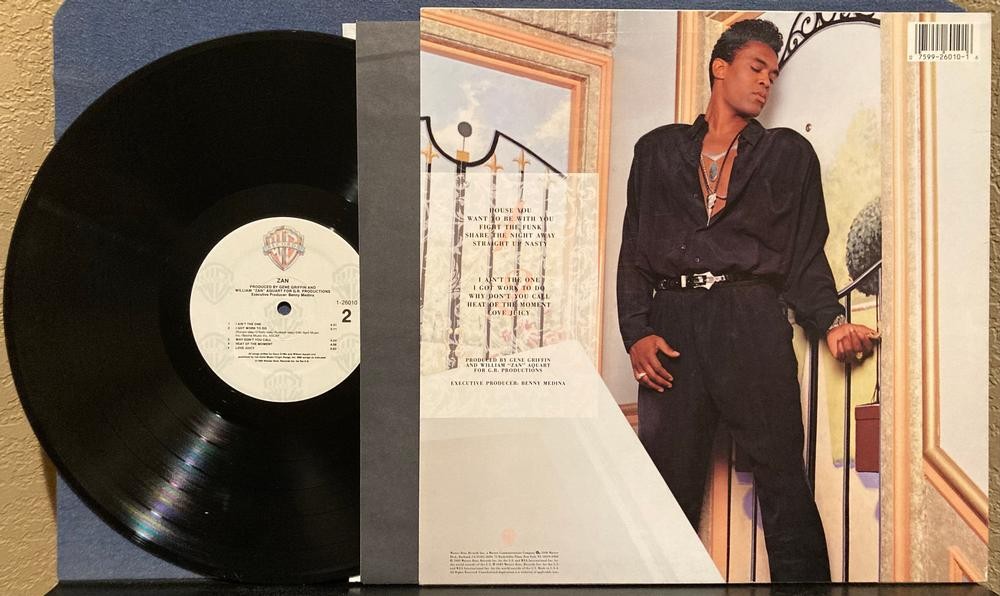 ZAN 1989 S/T LP~RARE VG++ PROMO COPY ON TRANSLUCENT QUIEX AUDIOPHILE VINYL~INNER