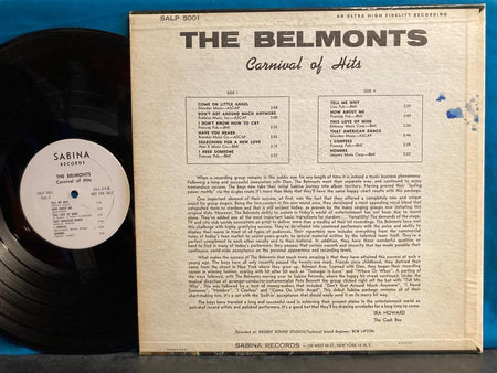 DION~BELMONTS CARNIVAL OF HITS~VG++ 1962 WHITE LABEL PROMO~SABINA~COME ON ANGEL