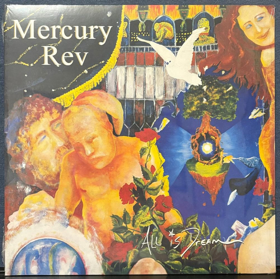 MERCURY REV ALL IS DREAM~SEALED 2022 UK YELLLOW/GREEN VINYL 2-LP LIMITED /1,000
