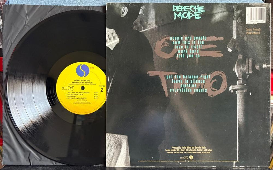 DEPECHE MODE PEOPLE ARE PEOPLE~NM- ORIG 1984 SIRE/MUTE LP w/INNER SLV~SYNTH-POP
