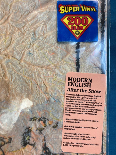 MODERN ENGLISH AFTER THE SNOW~SEALED 2016 DRASTIC PLASTIC 200g RE LP LTD 222/500