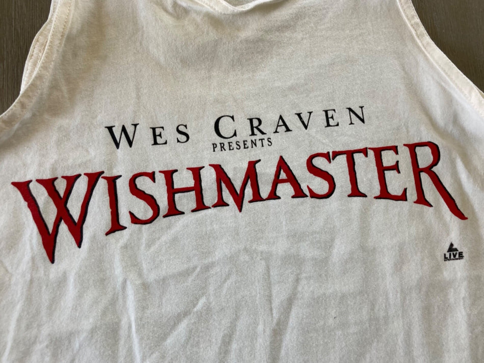 WISHMASTER~WES CRAVEN~UNWORN VINTAGE 90's XL PROMO TANK TOP SHIRT~FANTASY HORROR