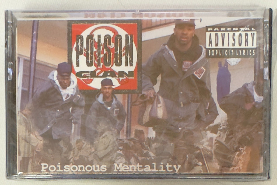 BRAND NEW SEALED CASSETTE~POISON CLAN POISONOUS MENTALITY~OG 1992 GANGSTA RAP