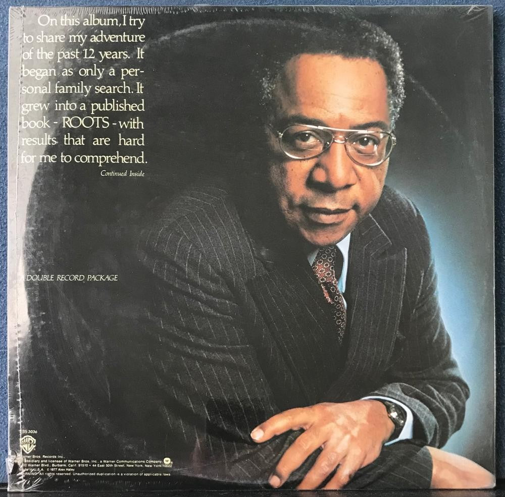 ALEX HALEY TELLS THE STORY OF HIS SEARCH FOR ROOTS~SEALED 1977 WARNER BROS 2-LP