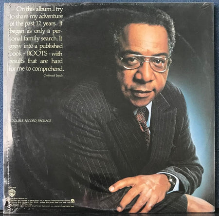 ALEX HALEY TELLS THE STORY OF HIS SEARCH FOR ROOTS~SEALED 1977 WARNER BROS 2-LP