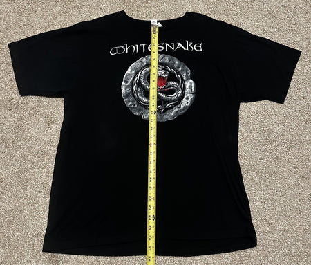 WHITESNAKE T-SHIRT~2013 NORTH AMERICA TOUR~YEAR OF THE SNAKE~ORIGINAL~XL~BLACK