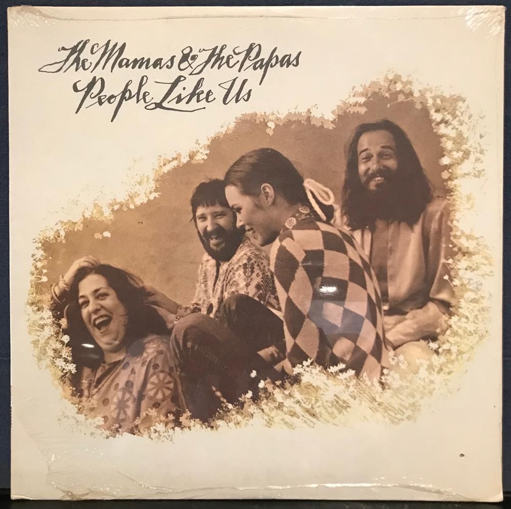 MAMAS AND PAPAS PEOPLE LIKE US~RE-SEALED '71 ABC DUNHILL 1st PRESS LP~DRILL-HOLE