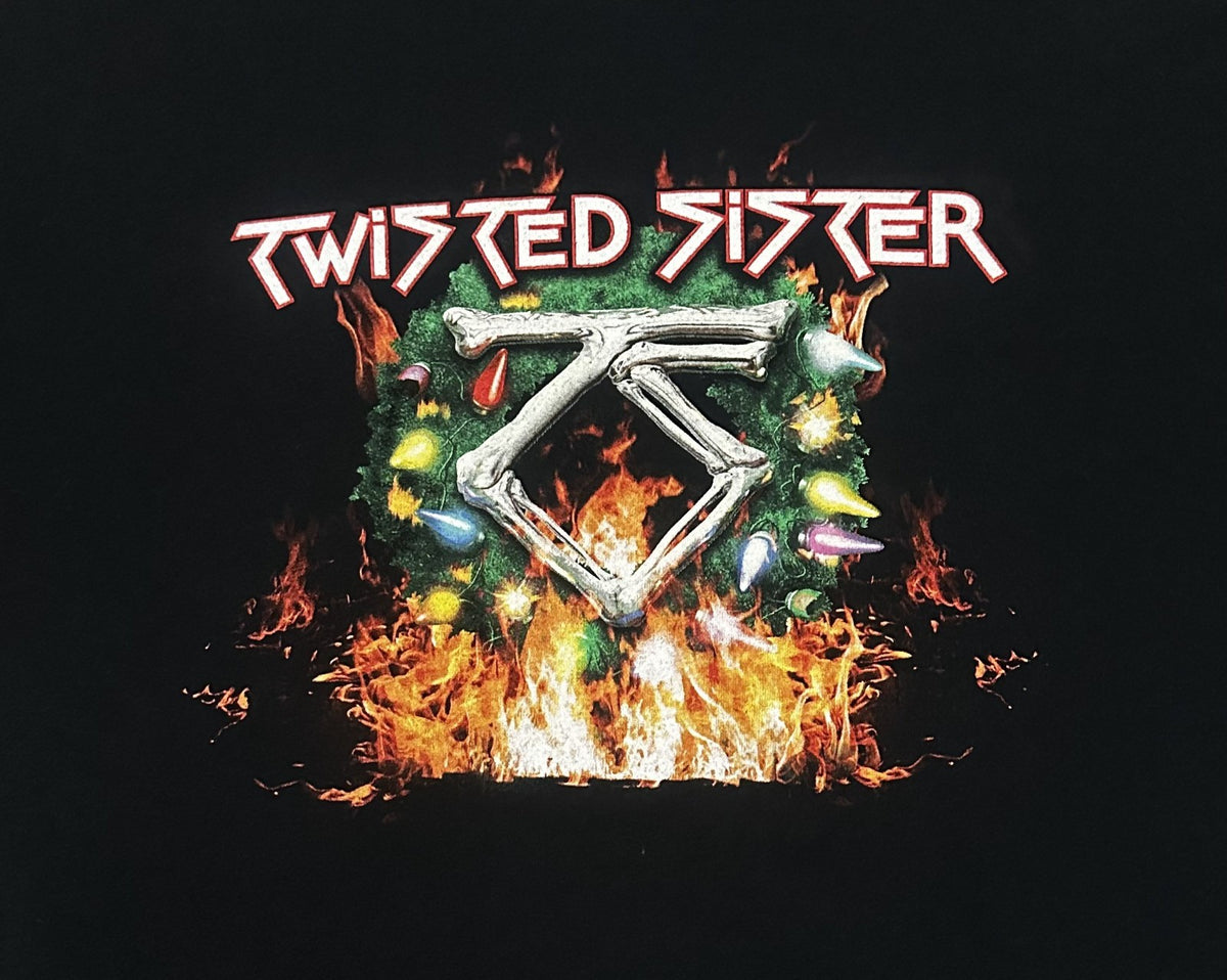 TWISTED SISTER 2006 TOUR T-SHIRT~A TWISTED CHRISTMAS~XL~BLACK~EXC~RARE~VINTAGE