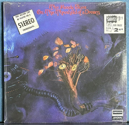MOODY BLUES ON THE THRESHOLD OF A DREAM~SEALED 70s NON-GATEFOLD U.S. PRESS~PSYCH