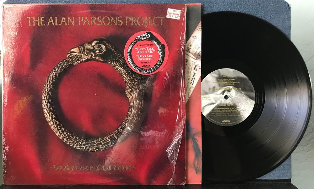 ALAN PARSONS PROJECT VULTURE CULTURE~NM 1985 ARISTA 1st PRESS~SHRINK~HYPE~INNER