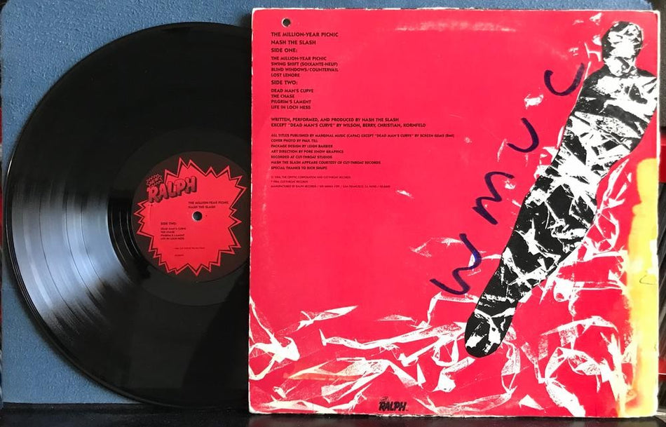 NASH THE SLASH MILLION YEAR PICNIC~1984 RALPH RECORDS 1st PRESS LP~EXPERIMENTAL