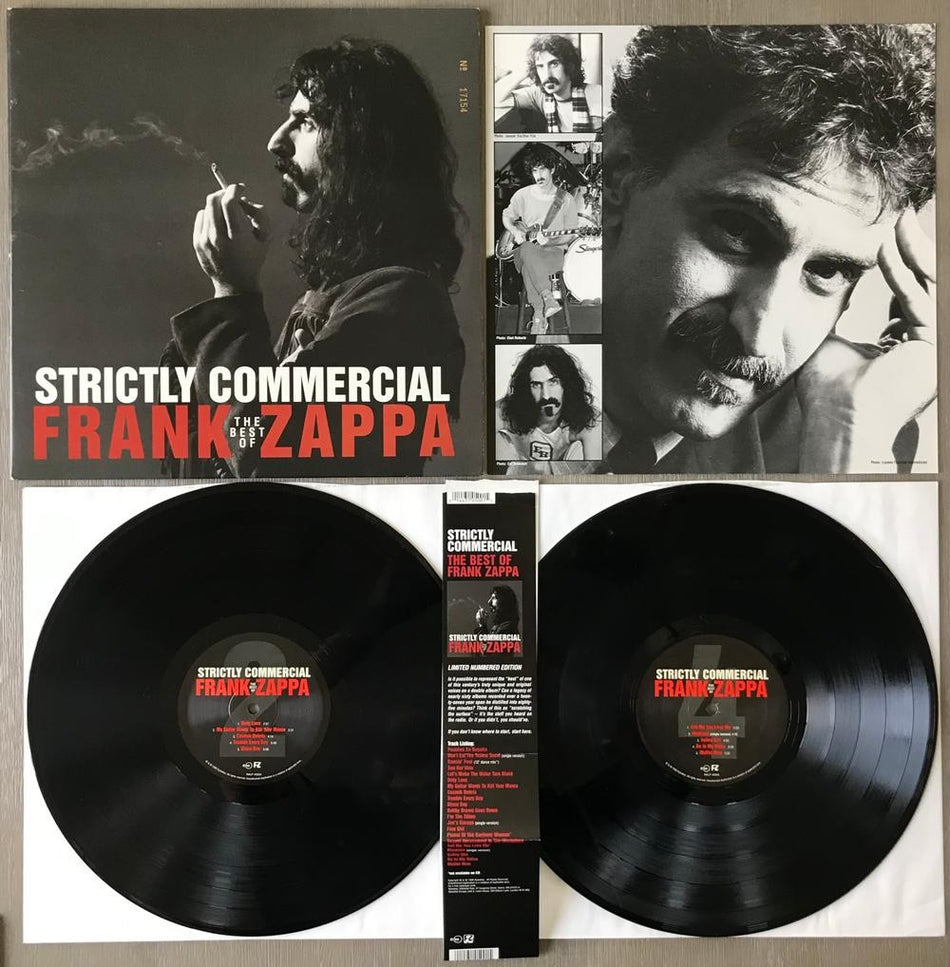 BEST OF FRANK ZAPPA~STRICTLY COMMERCIAL~VG++ LMTD NMBR 1995 QUIEX 2LP~INSERT~OBI