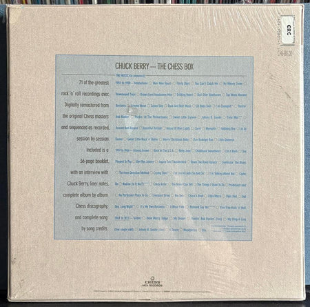 CHUCK BERRY THE CHESS BOX~RARE SEALED OG 1988 6-LP BOX SET~CRC CLUB EDITION~ROCK