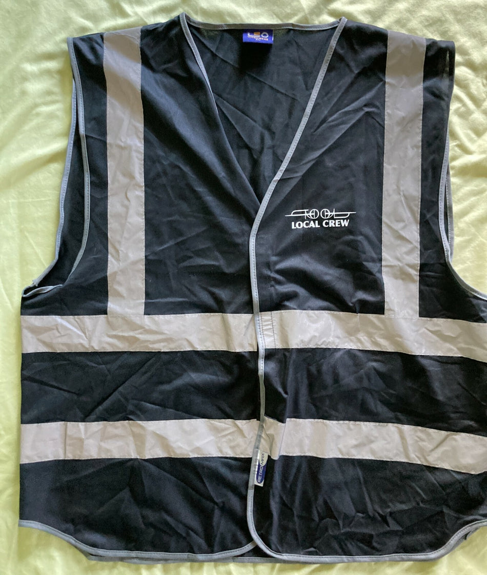 EXTREMELY RARE TOOL LOCAL CREW CONCERT TOUR BACKLINE REFLECTIVE VEST~XL~PUSCIFER
