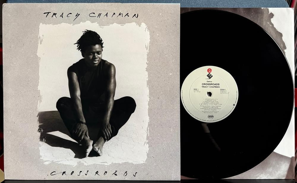 TRACY CHAPMAN CROSSROADS~ORIG 1989 AUSTRALIA PRESS LP w/INNER SLV~MASTERDISK DMM