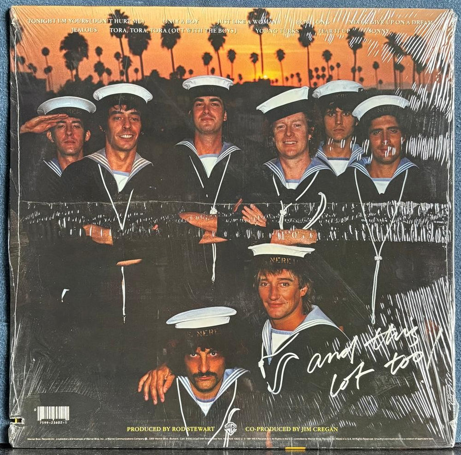 ROD STEWART TONIGHT I'M YOURS~SEALED ORIG 1981 WARNER BROS. LP~BSK 3602~POP ROCK