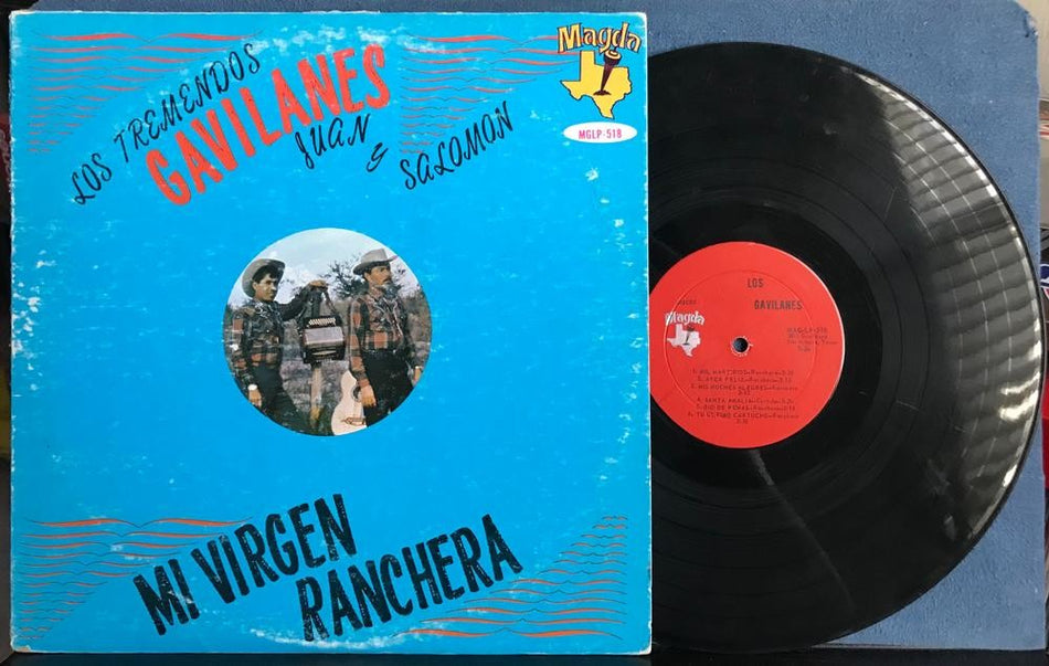 LOS TREMENDOS GAVILANES JUAN Y SALOMON~MI VIRGEN RANCHERA~1969 MAGDA LP~NORTENO
