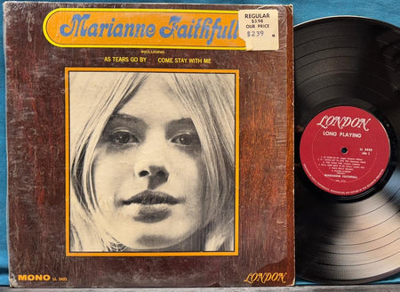 MARIANNE FAITHFULL S/T 1965 DEBUT~NM- MONO UNBOXED LBL~SHRINK~AS TEARS GO BY