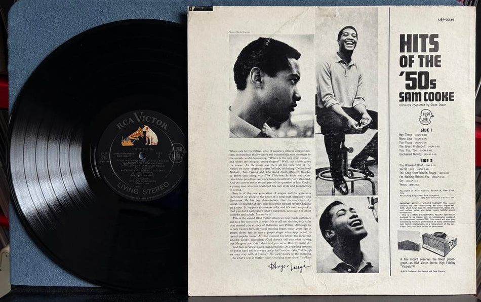 SAM COOKE HITS OF THE 50s~1960 RCA VICTOR LIVING STEREO DEEP GROOVE 1st PRESS LP