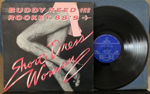 BUDDY REED ROCKET 88s SHORT DRESS WOMAN~NM- SIGNED 1983 ARIZONA PRIVATE LABEL LP
