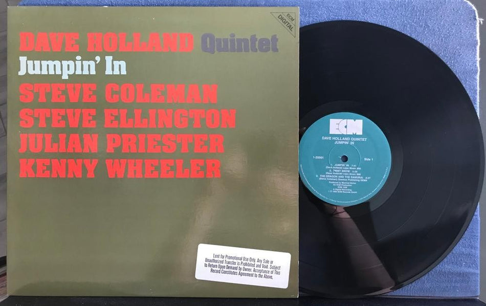 DAVE HOLLAND QUINTET JUMPIN' IN~MINT UNPLAYED 1984 ECM QUIEX AUDIOPHILE PROMO LP