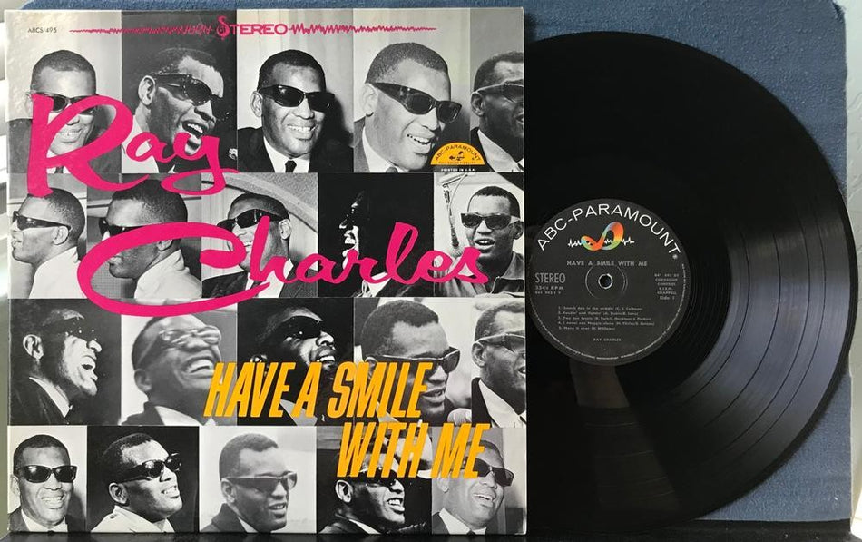 RAY CHARLES HAVE A SMILE WITH ME~ORIG 1964 ABC-PARAMOUNT GERMAN LP~SOUL~VOCAL