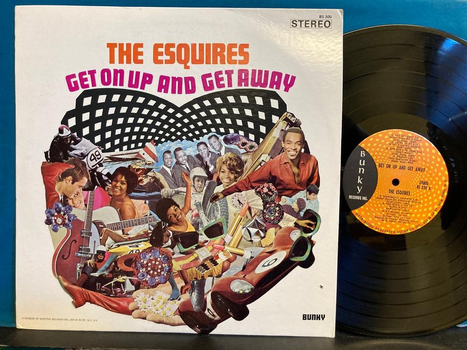 THE ESQUIRES GET ON UP AND GET AWAY~NM ORIG 1967 LP~PITMAN PRESS~SOUL~FUNK