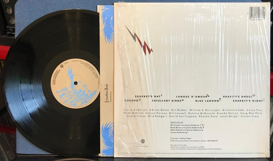 LAURIE ANDERSON MISTER HEARTBREAK~VG++ 1984 QUIEX AUDIOPHILE LP~SHRINK~INNER SLV