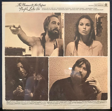 MAMAS AND PAPAS PEOPLE LIKE US~RE-SEALED '71 ABC DUNHILL 1st PRESS LP~DRILL-HOLE