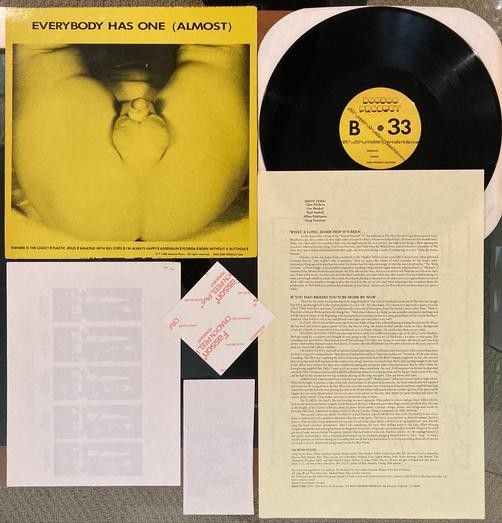 THE IDIOT WHERE IS THE LOGIC?~1988 DOO DOO LP~INSERTS~POSTER~STICKER~PRESS KIT