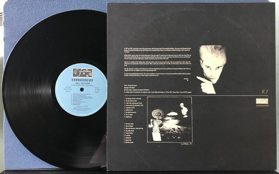 BILL NELSON CHAMBER OF DREAMS~NM- 1989 COCTEAU CONNOISSEUR UK LP~TRIAL INTIMACY