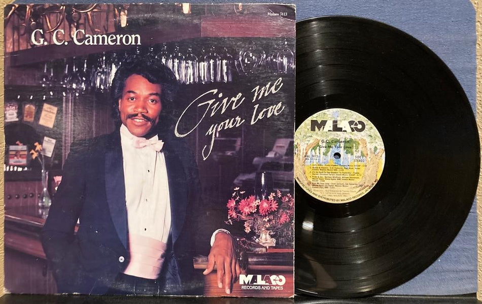 G.C. CAMERON GIVE ME YOUR LOVE~ORIG 1983 MALACO RECORDS PROMO LP~MOD SOUL~DISCO