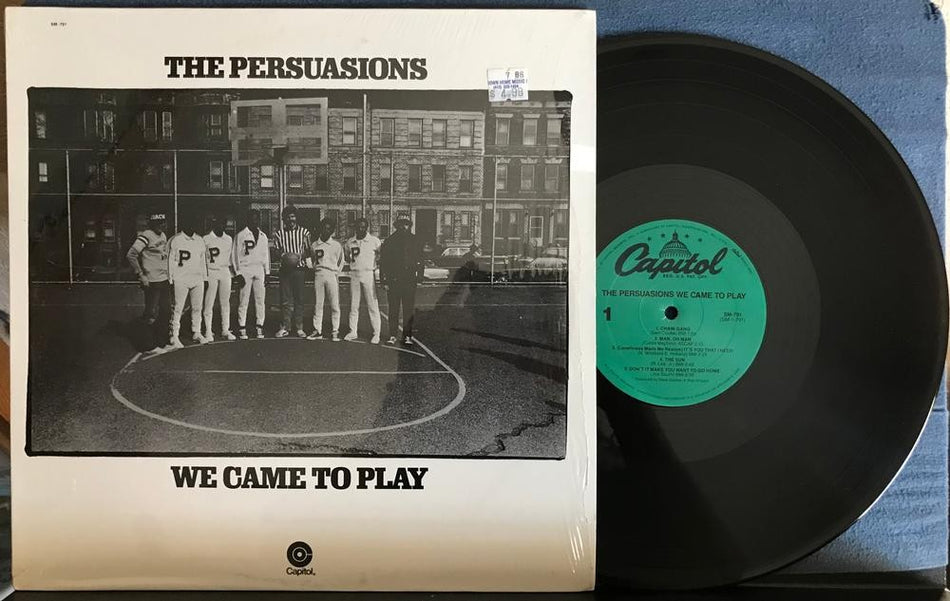 THE PERSUASIONS WE CAME TO PLAY~NM 1980s GREEN LBL RE LP~QUIEX AUDIOPHILE~SHRINK